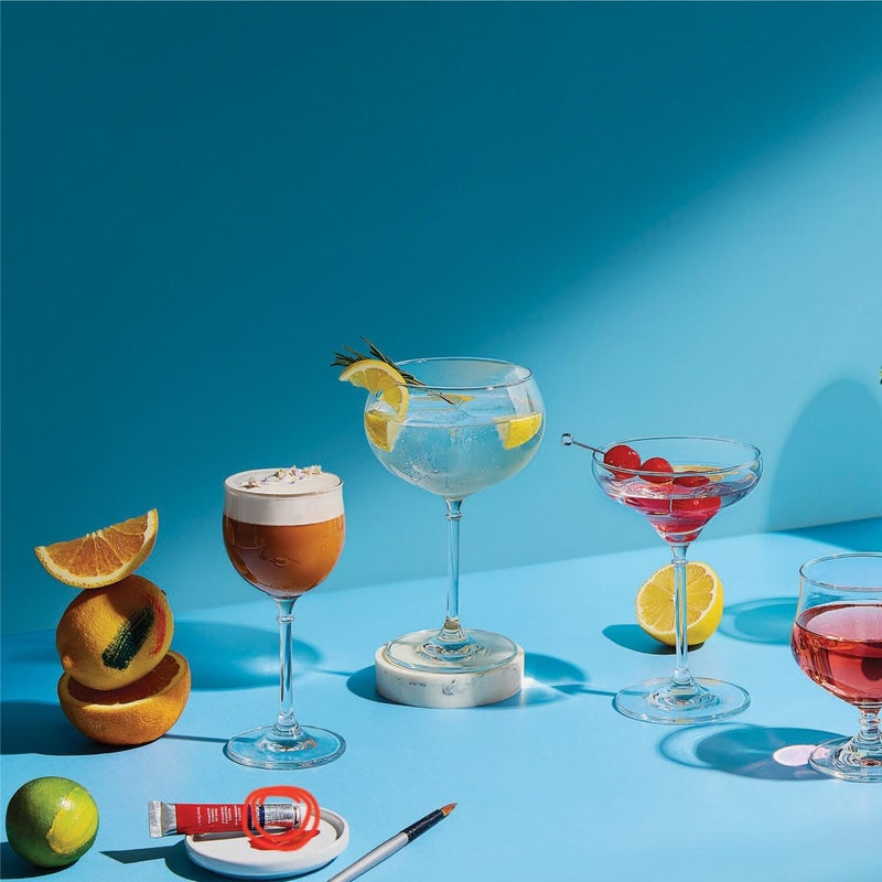 Ocean The Palette Nick & Nora Cocktail Glass - 190ml (Set of 6) - Elegant Stemware for Martinis and Manhattans - Image 5